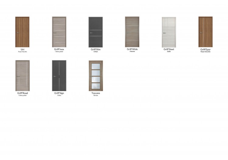 Gamme de portes d'intérieur Griffée décor 2