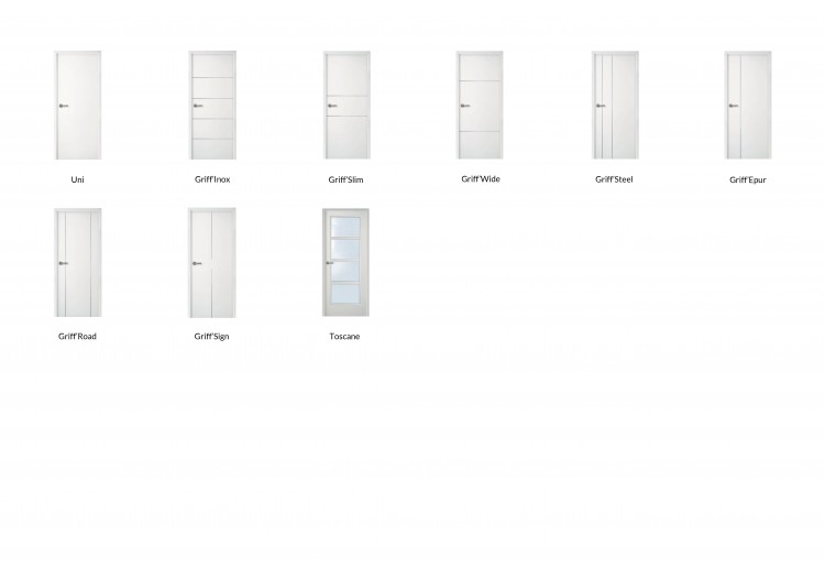 Gamme de portes d'intérieur Griffée laquée 2