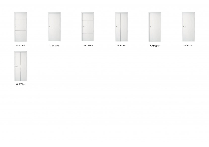 Gamme de portes d'intérieur Stratifiée