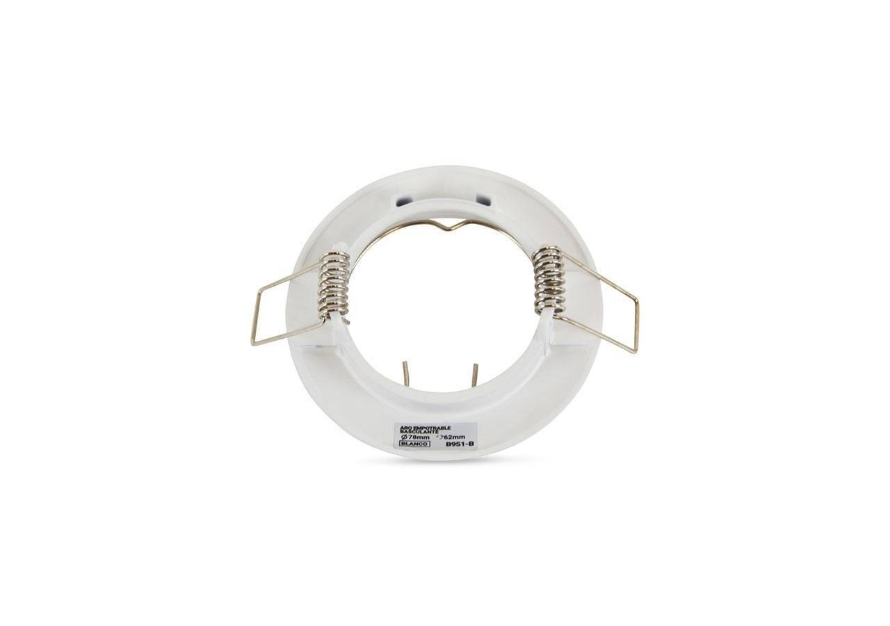 Collerette downlight pour ampoule GU10 / MR16-Coupe diamètre 62 mm - B951-B - Barcelona LED