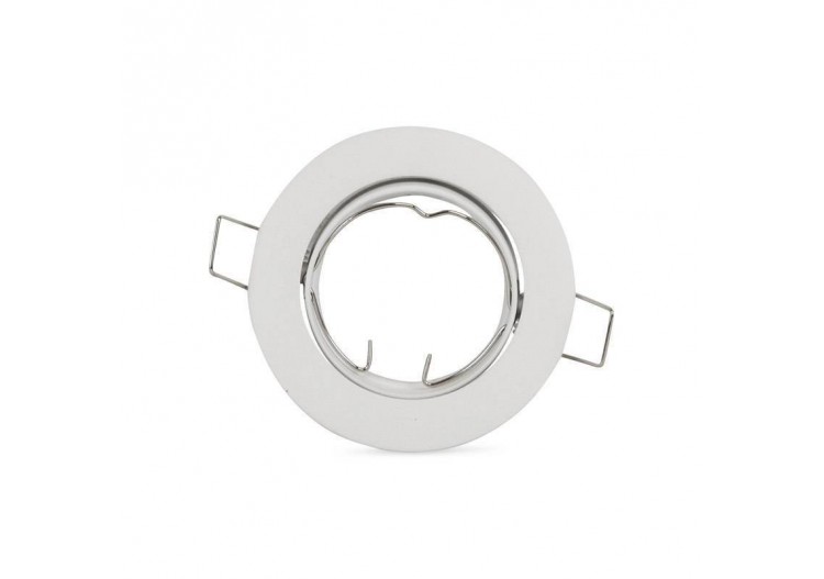 Collerette downlight orientable pour ampoule GU10 / MR16-Coupe diamètre 72 mm - B952-B - Barcelona LED