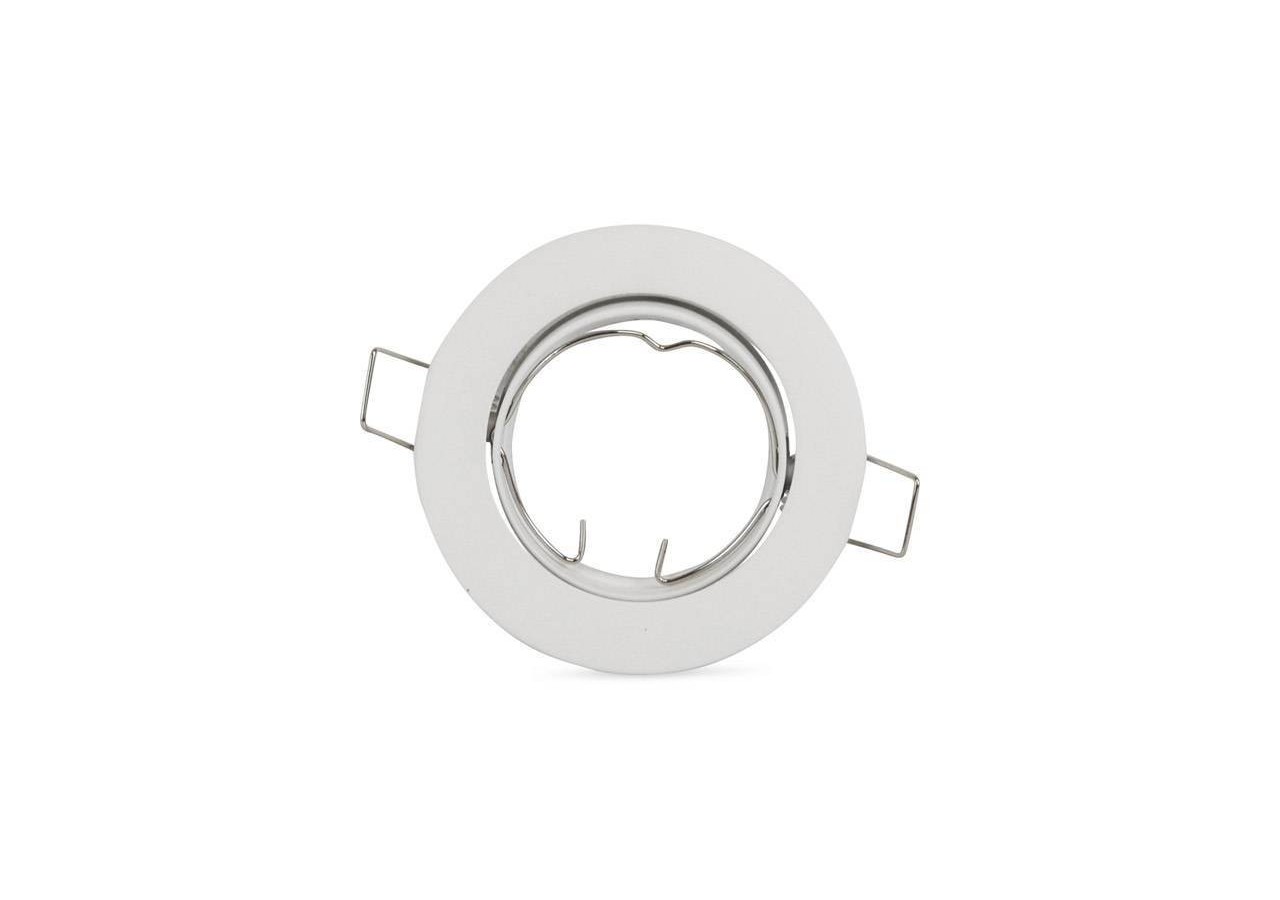 Collerette downlight orientable pour ampoule GU10 / MR16-Coupe diamètre 72 mm - B952-B - Barcelona LED