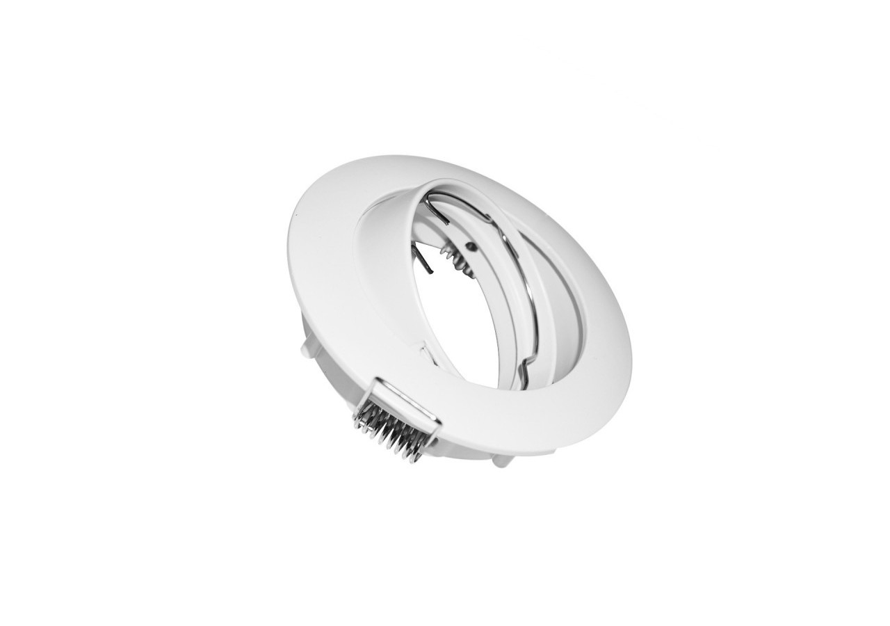 Collerette downlight orientable pour ampoule GU10 / MR16-Coupe diamètre 72 mm - B952-B - Barcelona LED