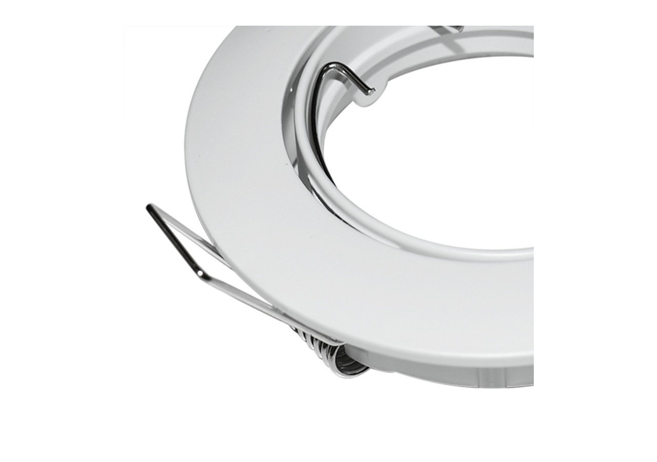Collerette downlight orientable pour ampoule GU10 / MR16-Coupe diamètre 72 mm - B952-B - Barcelona LED
