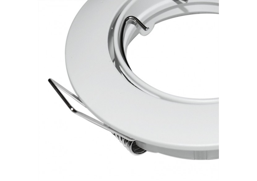 Collerette downlight orientable pour ampoule GU10 / MR16-Coupe diamètre 72 mm - B952-B - Barcelona LED Collerette downlight orientable pour ampoule GU10 / MR16-Coupe diamètre 72 mm - B952-B - Barcelona LED