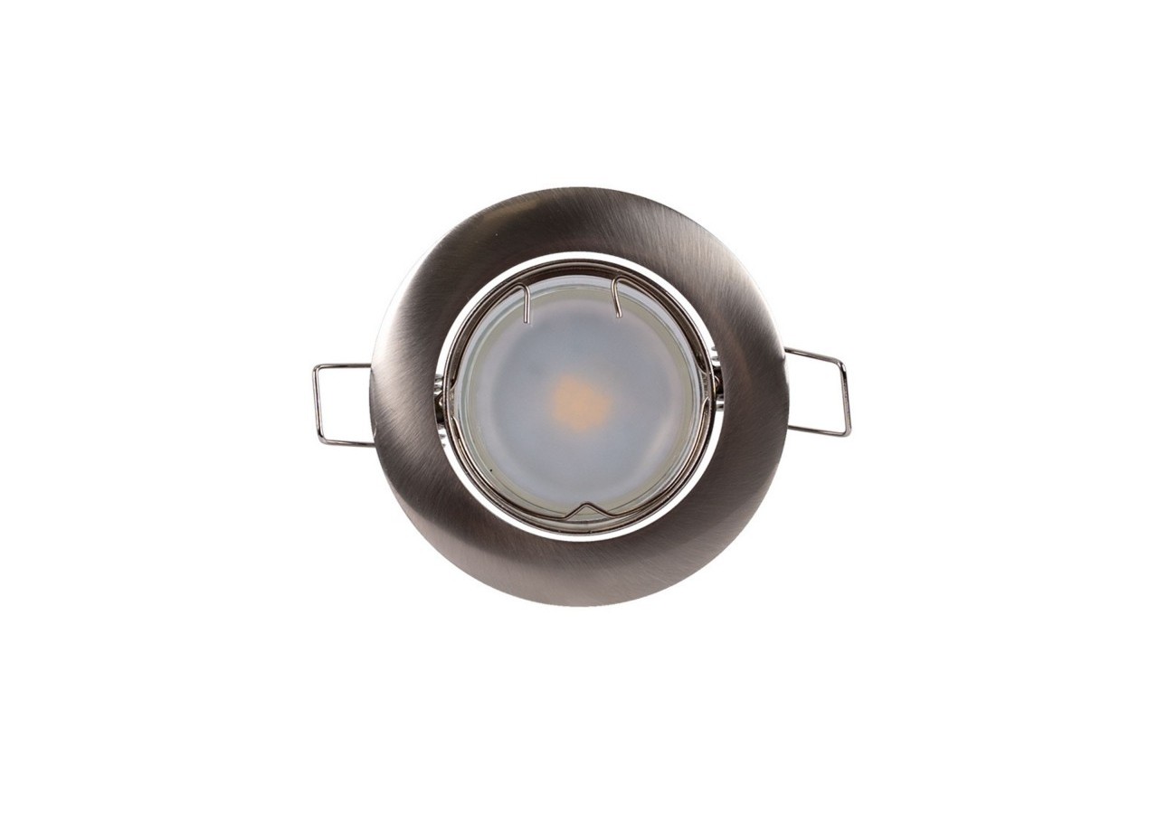 Collerette downlight orientable pour ampoule GU10 / MR16-Coupe diamètre 72 mm - B952-NM - Barcelona LED