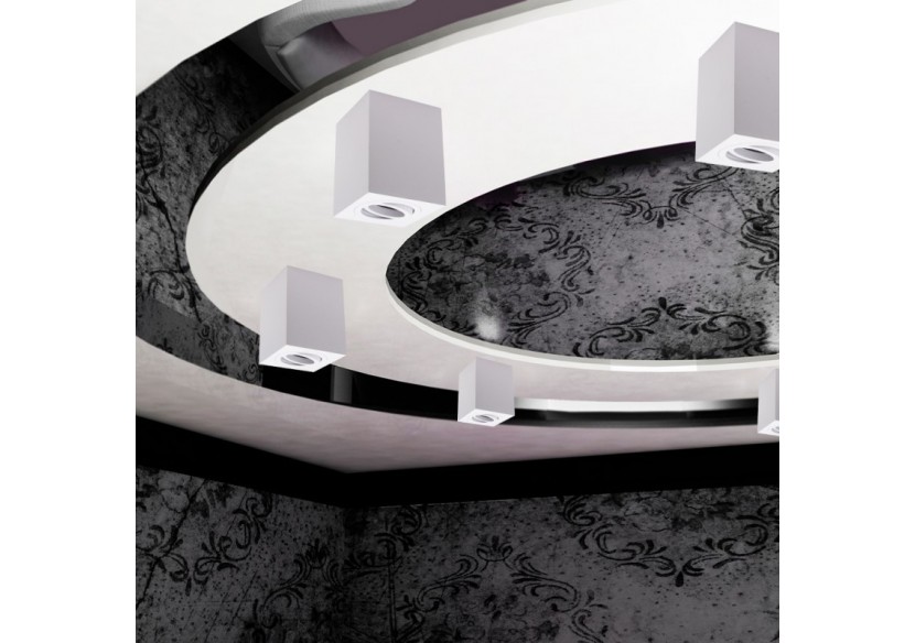 Applique plafond orientable en aluminium-GU10 - B991-B - Barcelona LED