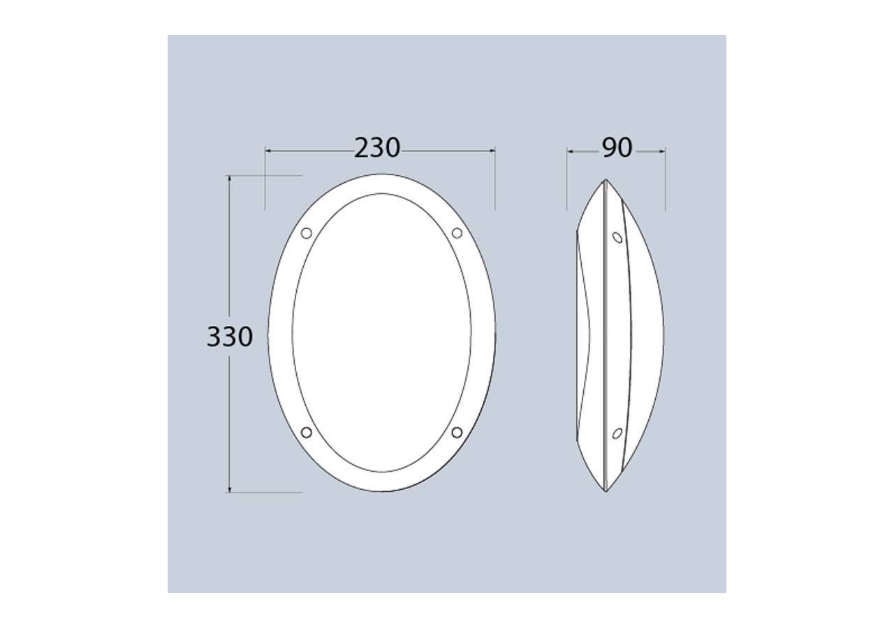 Applique murale FUMAGALLI Maddi E27 IP66 - 1V3.000.000.LYE27 - Barcelona LED