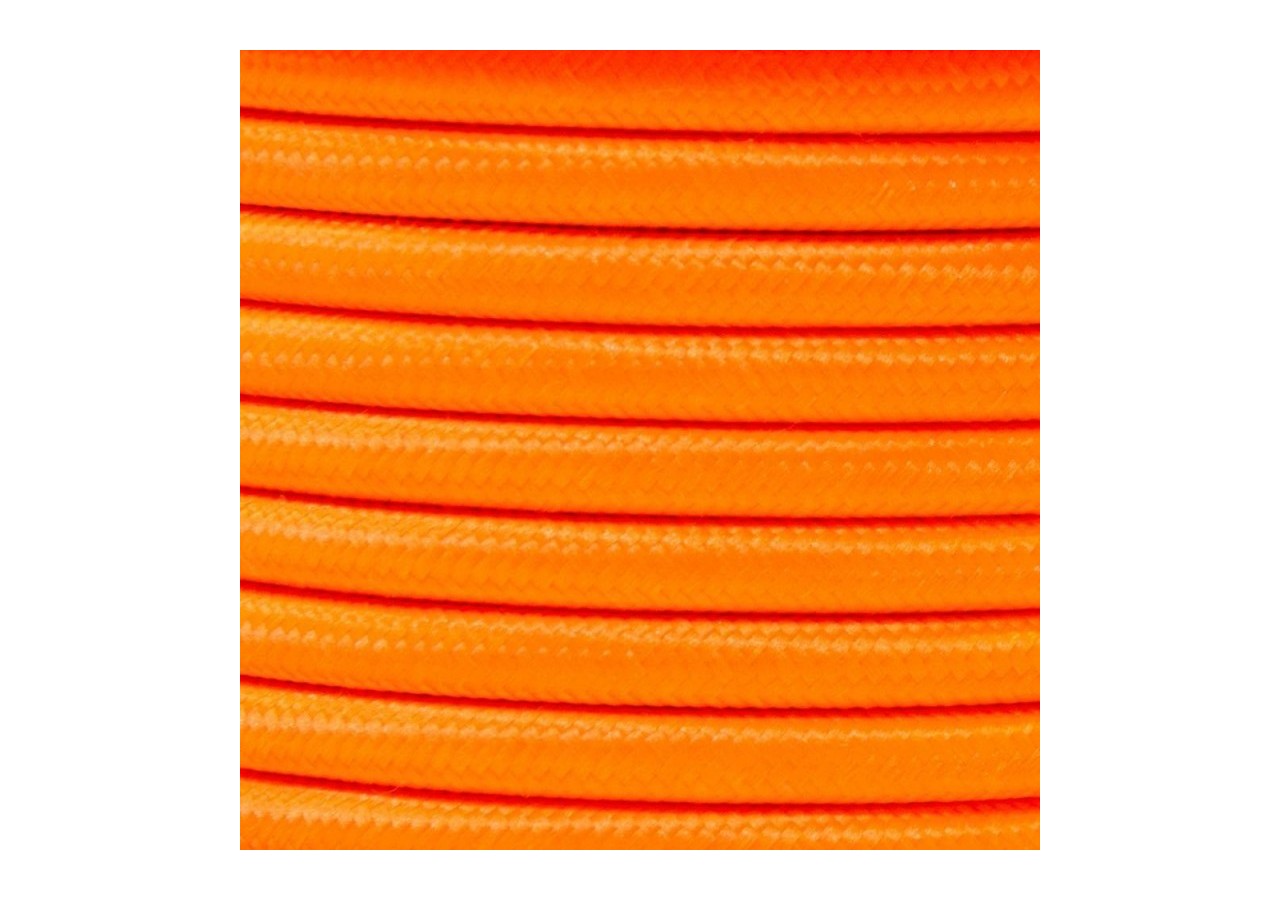 Câble électrique textile couleurs FLUO 2 x 0,75 bobine - LN001-NF-10 - Barcelona LED