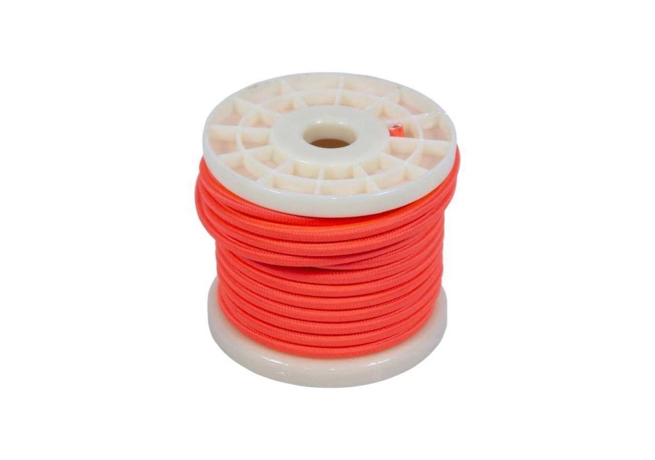 Câble électrique textile couleurs FLUO 2 x 0,75 bobine - LN001-CF-10 - Barcelona LED