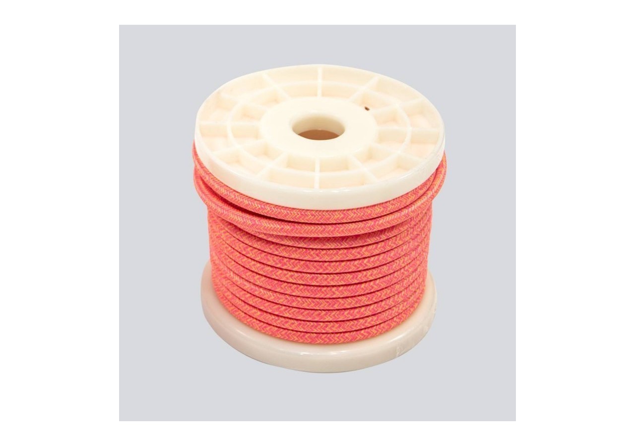 Câble textile zig zag 2 couleurs 2 x 0,75 bobine - LN001-TRA-10 - Barcelona LED