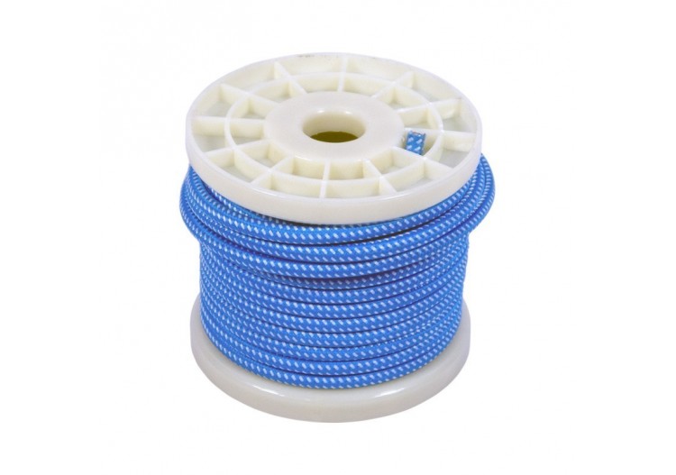 Câble textile zig zag 2 couleurs 2 x 0,75 bobine - LN001-BA-10 - Barcelona LED