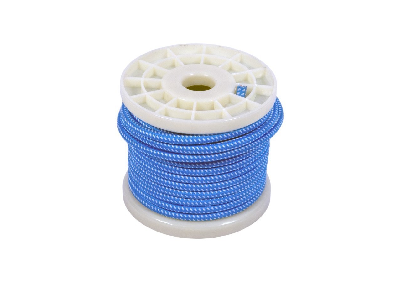 Câble textile zig zag 2 couleurs 2 x 0,75 bobine - LN001-BA-10 - Barcelona LED