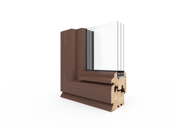 Fenêtre en bois Naturo 88