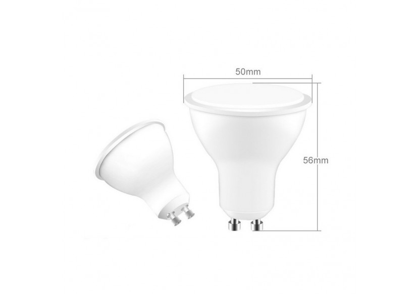 Ampoule LED GU10 7W SMD 2835 665lm diamètre 50mm 120 degrés - B522BC2 - Barcelona LED