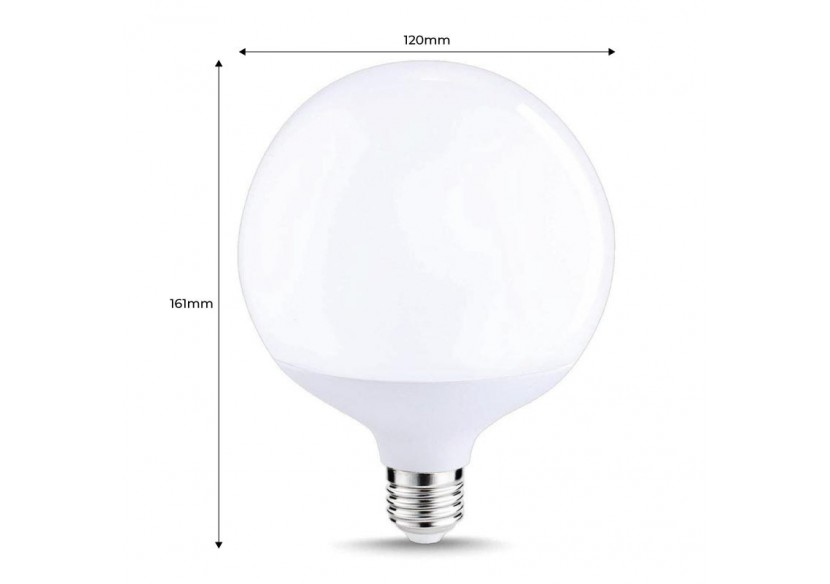 Ampoule LED E27 20W Globe G120 - B1354-4-BN3 - Barcelona LED