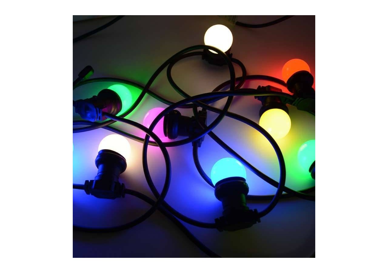 Ampoule LED E27 1W G45 Couleurs - B1312-E27-BC7 - Barcelona LED