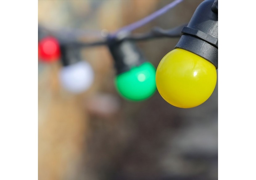 Ampoule LED E27 1W G45 Couleurs - B1312-E27-AZ7 - Barcelona LED