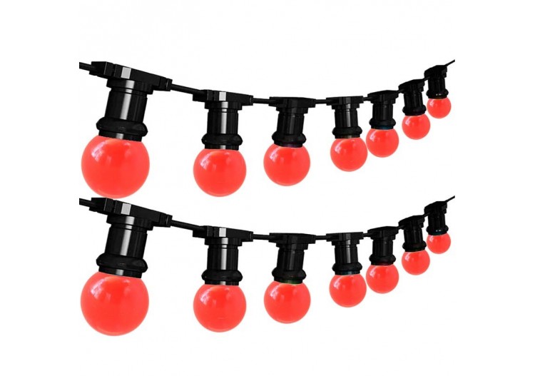 Ampoule LED E27 1W G45 Couleurs - B1312-E27-RO7 - Barcelona LED 2