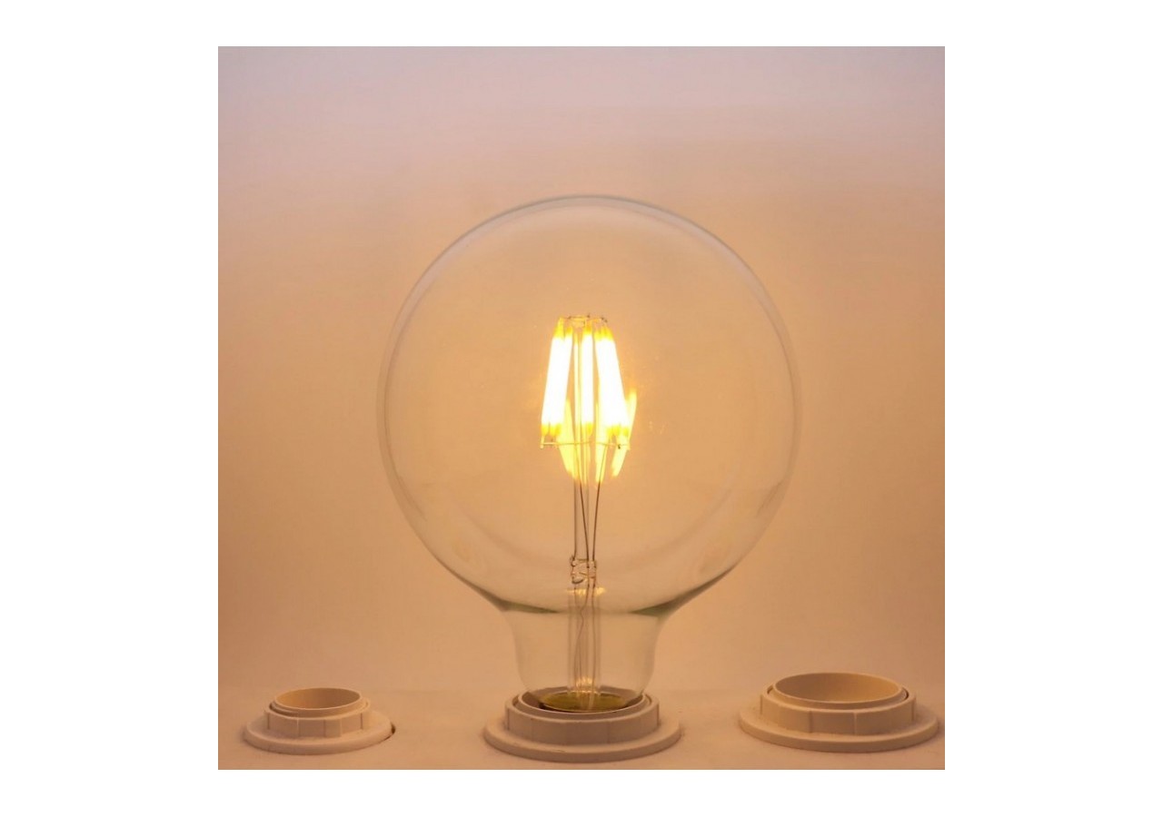 Ampoule LED Globe à Filament E27 G125 8W 800lm - BF1-G125E27-BC - Barcelona LED