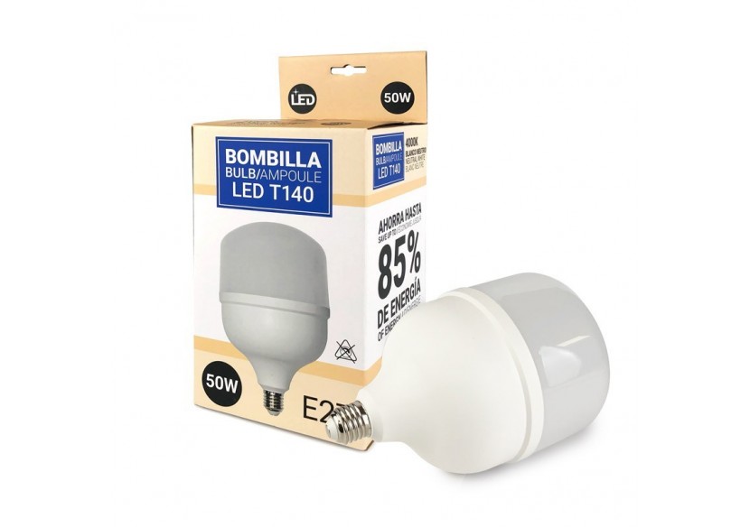 Ampoule industrielle LEDhaute puissance T140 50W E27 - B1368BF - Barcelona LED Ampoule industrielle LEDhaute puissance T140 50W E27 - B1368BF - Barcelona LED