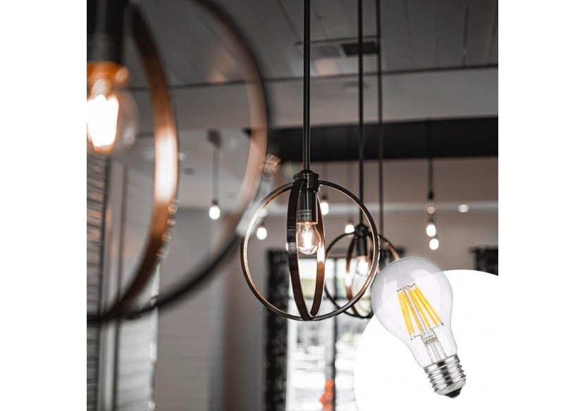 Ampoule LED E27 8W A60 Filament Clear - BF1-A60E27-BC3 - Barcelona LED