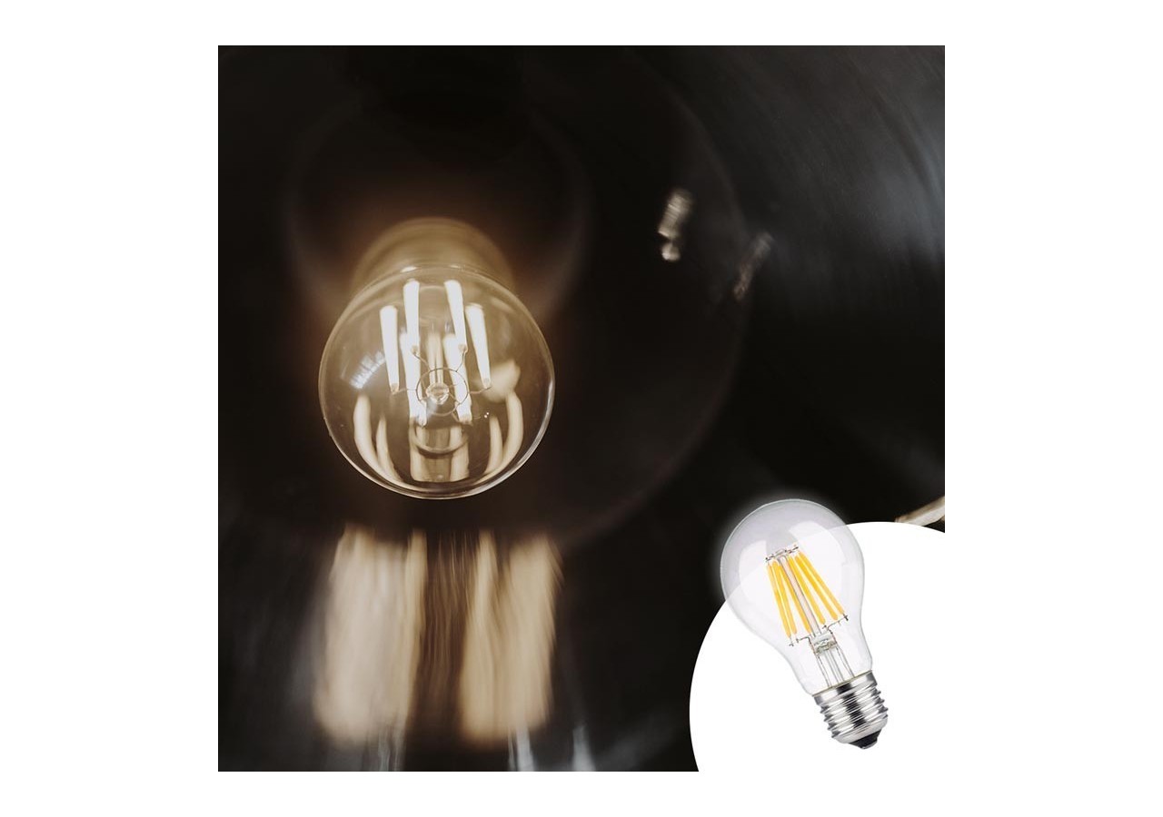 Ampoule LED E27 8W A60 Filament Clear - B1359-4-BN3 - Barcelona LED