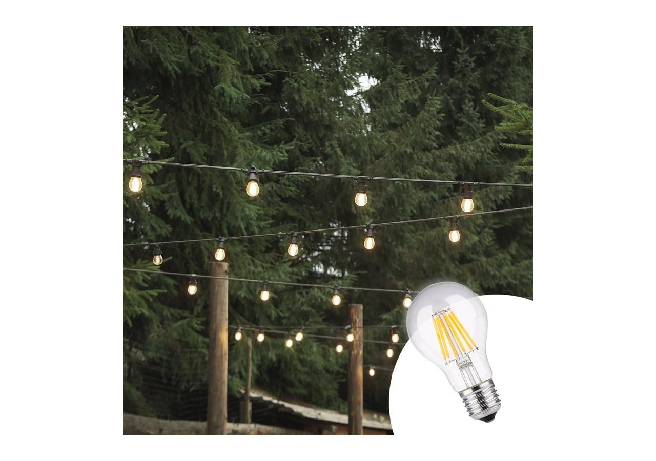 Ampoule LED E27 8W A60 Filament Clear - B1359-4-BN3 - Barcelona LED