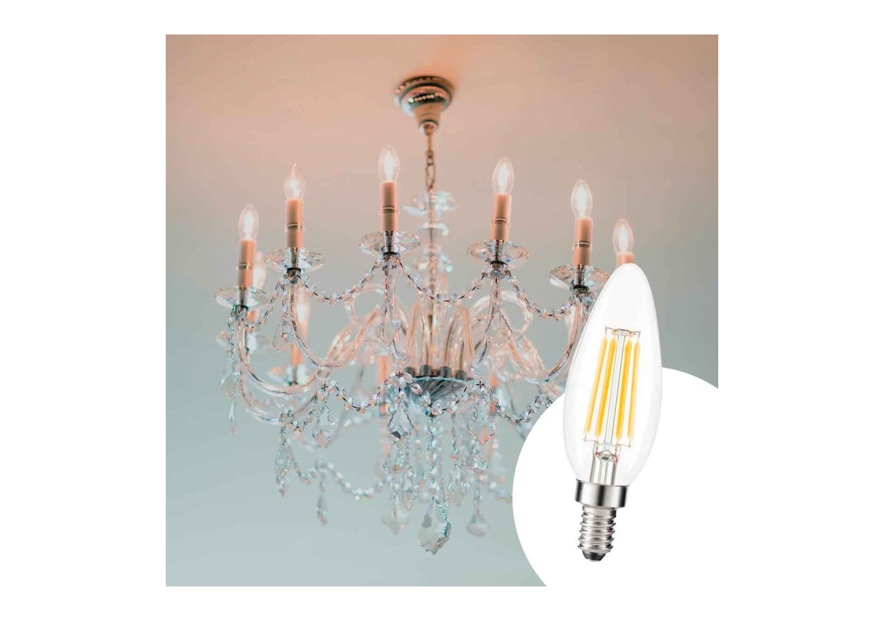 Ampoule LED E14 5W Filament "Clear" - BF1-C35E14-BC1 - Barcelona LED