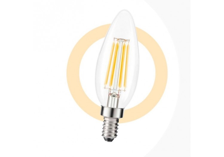 Ampoule LED E14 5W Filament "Clear" - BF1-C35E14-BN1 - Barcelona LED