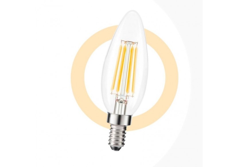 Ampoule LED E14 5W Filament "Clear" - BF1-C35E14-BN1 - Barcelona LED