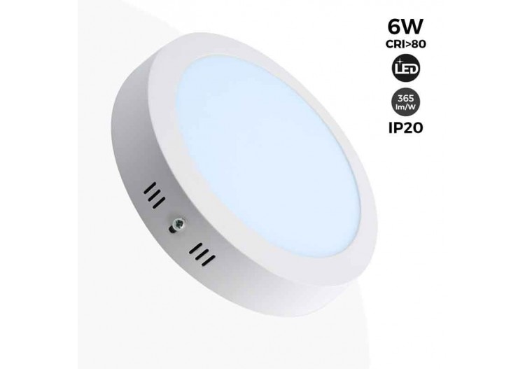 Plafonnier LED en saillie 6W 365lm - B1080-BF - Barcelona LED