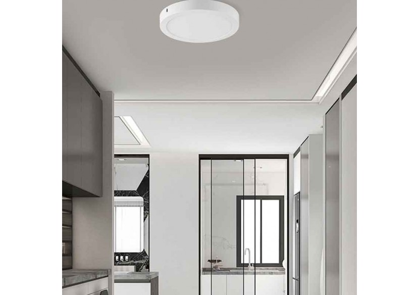 Plafonnier LED en saillie 6W 365lm - B1080-BF - Barcelona LED