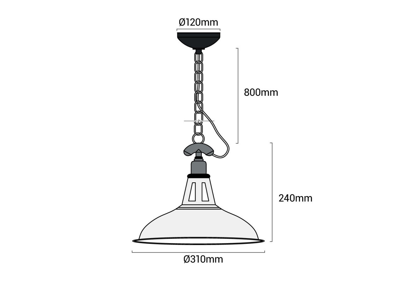Suspension "Fischerman" - LN1105-C - Barcelona LED