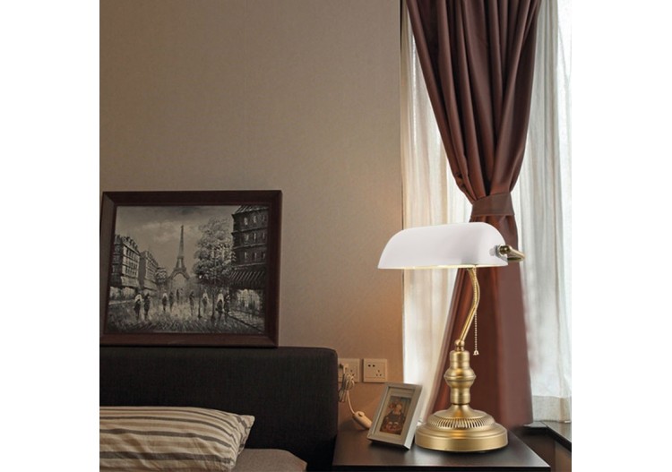 Lampe de banquier ancienne - LV419-B2 - Barcelona LED 2