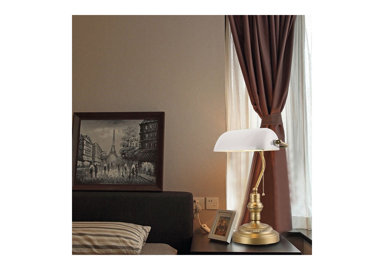 Lampe de banquier ancienne - LV419-B2 - Barcelona LED