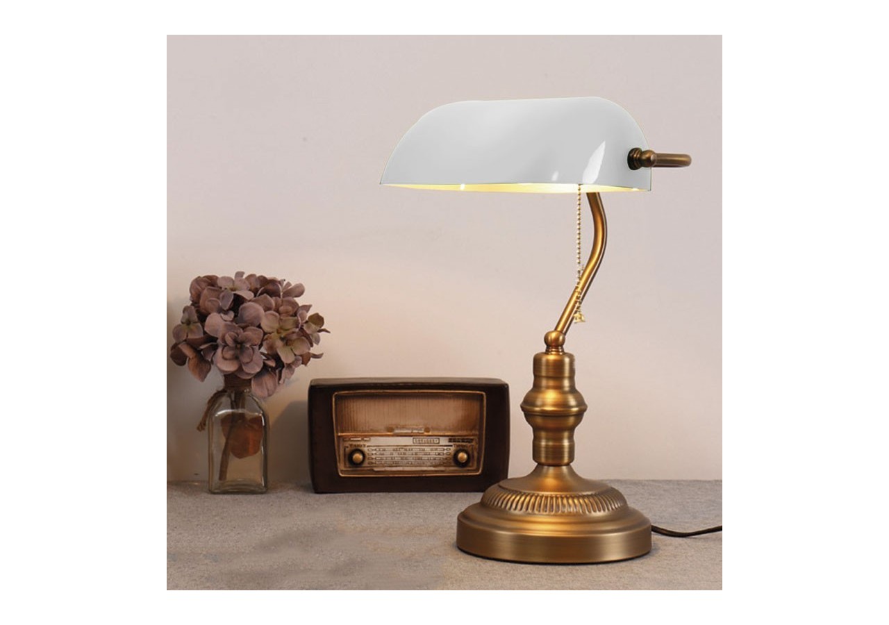 Lampe de banquier ancienne - LV419-B2 - Barcelona LED