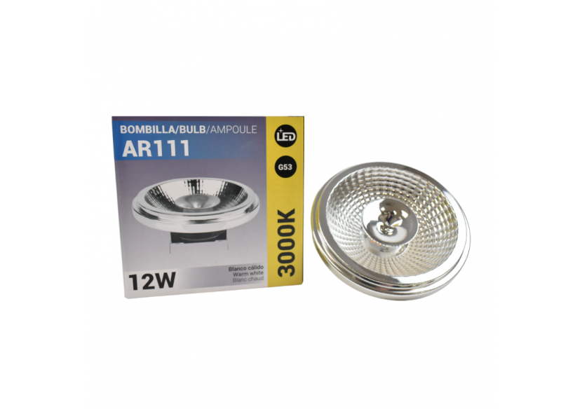 Ampoule LED AR111 G53-12V-45 degrés-12W - B1004BC - Barcelona LED