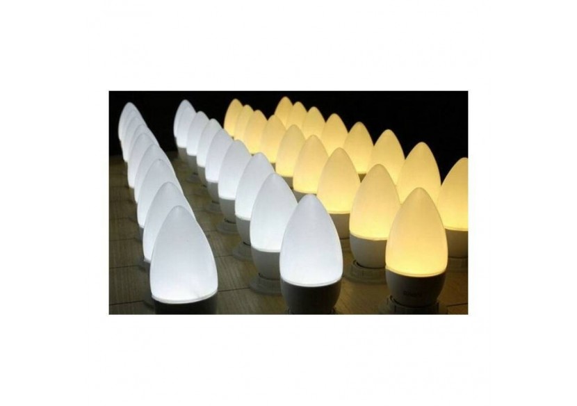 Ampoule LED E14 C37 bougie opale-4.5W - BS1-C37E14-BC1 - Barcelona LED