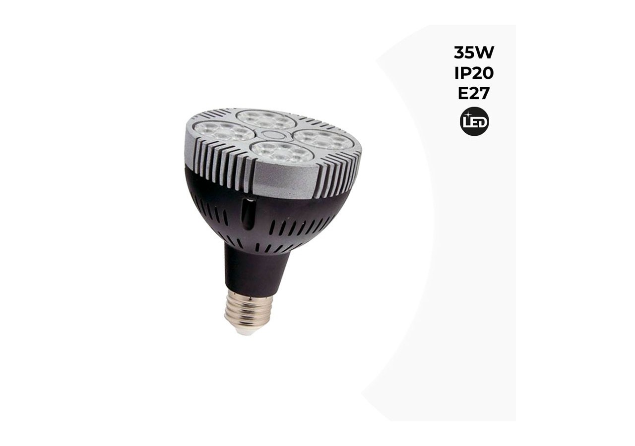 Ampoule LED E27 35W PAR30 2800lm - B906BN - Barcelona LED