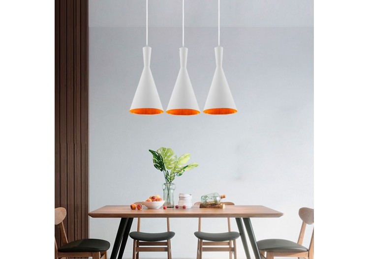 Suspension scandinave en métal "Solvang" - LN-3001-B4 - Barcelona LED 2