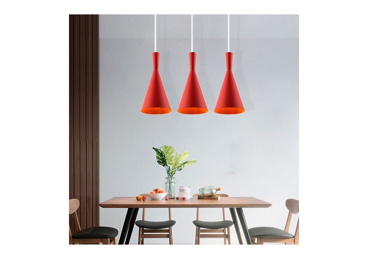 Suspension scandinave en métal "Solvang" - LN-3001-RO4 - Barcelona LED