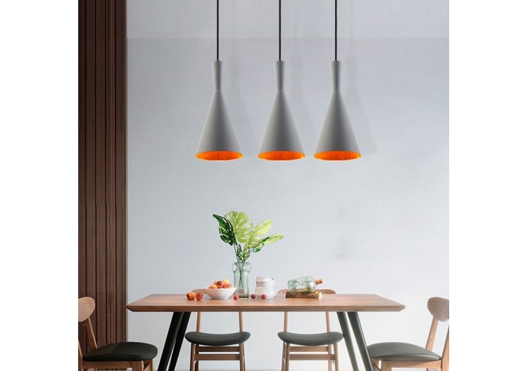 Suspension scandinave en métal "Solvang" - LN-3001-G4 - Barcelona LED 2