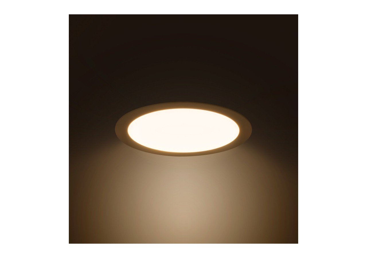 Downlight LED rond extra-plat 20W-Coupe diamètre 225mm - B1073-BC1 - Barcelona LED