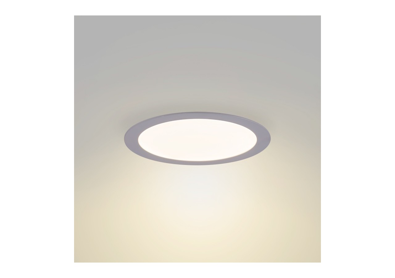 Downlight LED rond extra-plat 20W-Coupe diamètre 225mm - B1073-BN1 - Barcelona LED