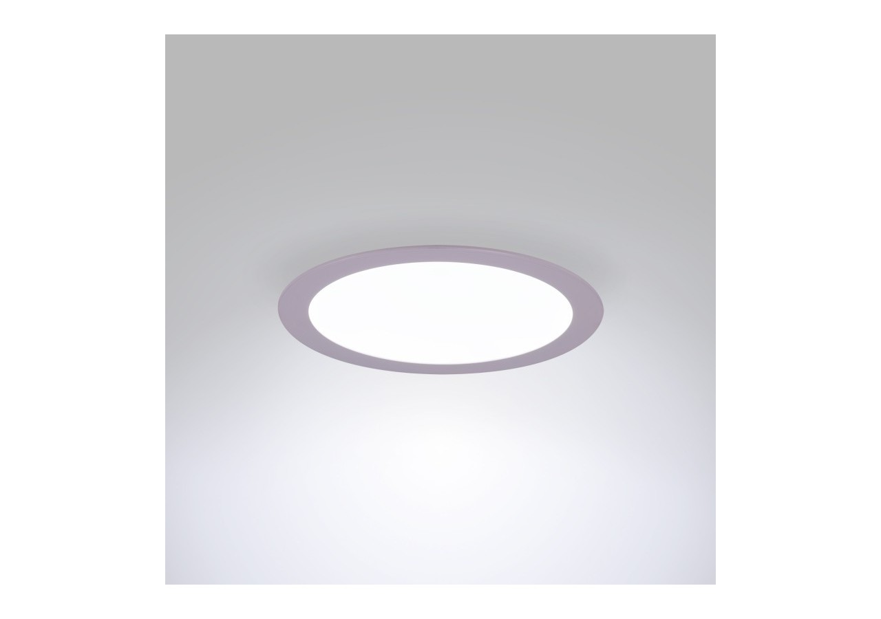 Downlight LED rond extra-plat 20W-Coupe diamètre 225mm - B1073-BF1 - Barcelona LED
