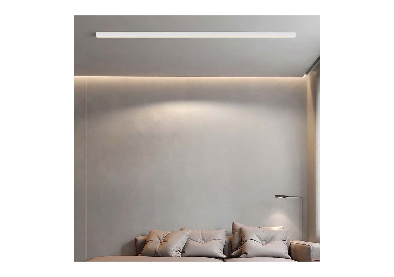 Luminaire linéaire LED en suspension ou en saillie 120cm 40W 3400lm - B9020-B-BN - Barcelona LED