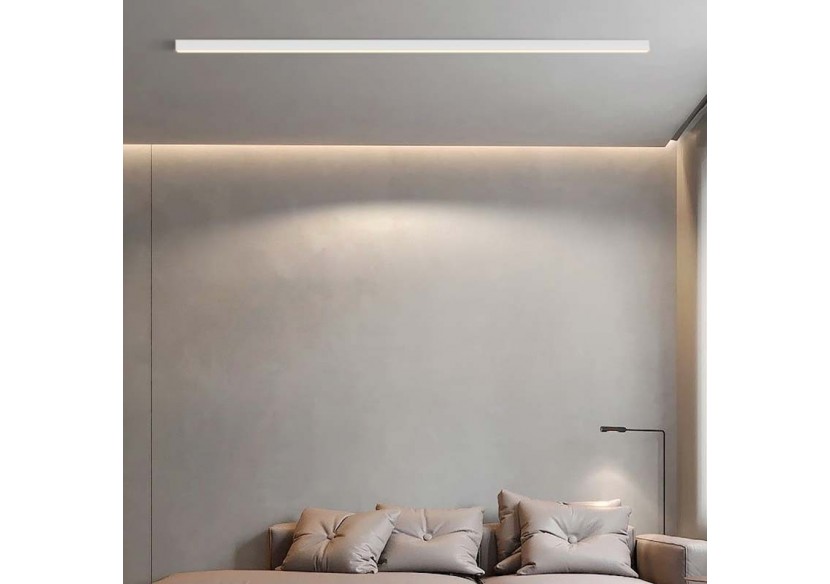 Luminaire linéaire LED en suspension ou en saillie 120cm 40W 3400lm - B9020-B-BN - Barcelona LED