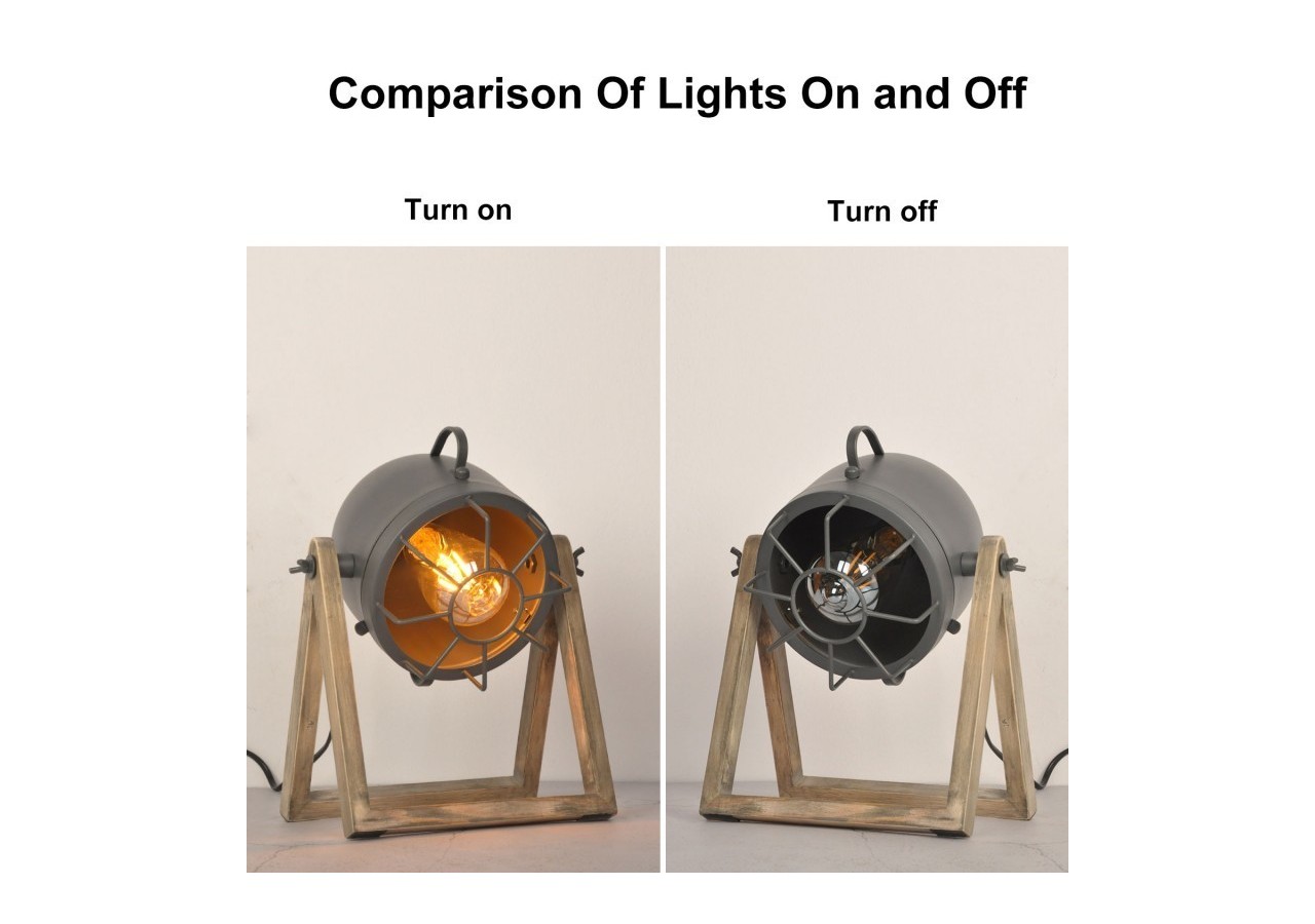 Lampe à poser "Tachicom" E27 - LV410-M-G - Barcelona LED