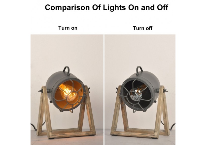 Lampe à poser "Tachicom" E27 - LV410-M-G - Barcelona LED